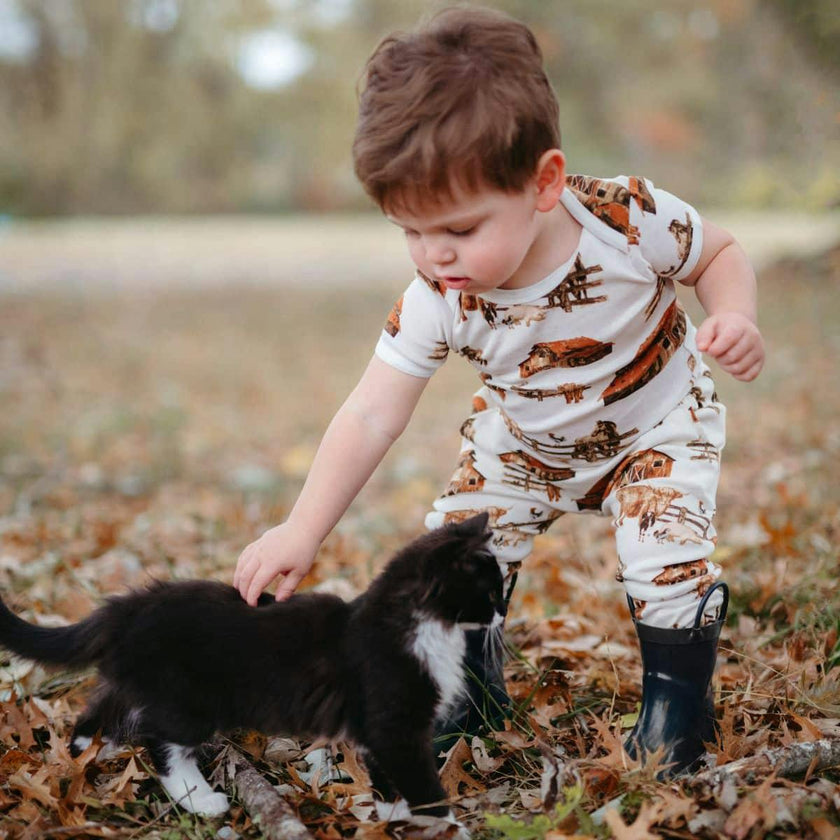 Fresh Veggies Organic Cotton Baby Jogger Pants