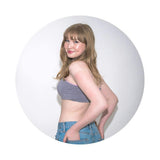 Bleum Petal Padded Reversible Girls Bralette Blush-Dove