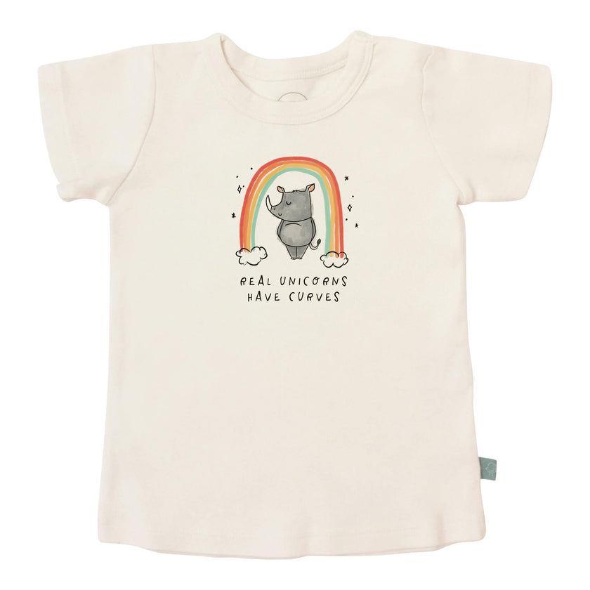graphic tee | unicorn curves