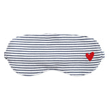 Harbor Heart Stitch Stripe Eye Mask