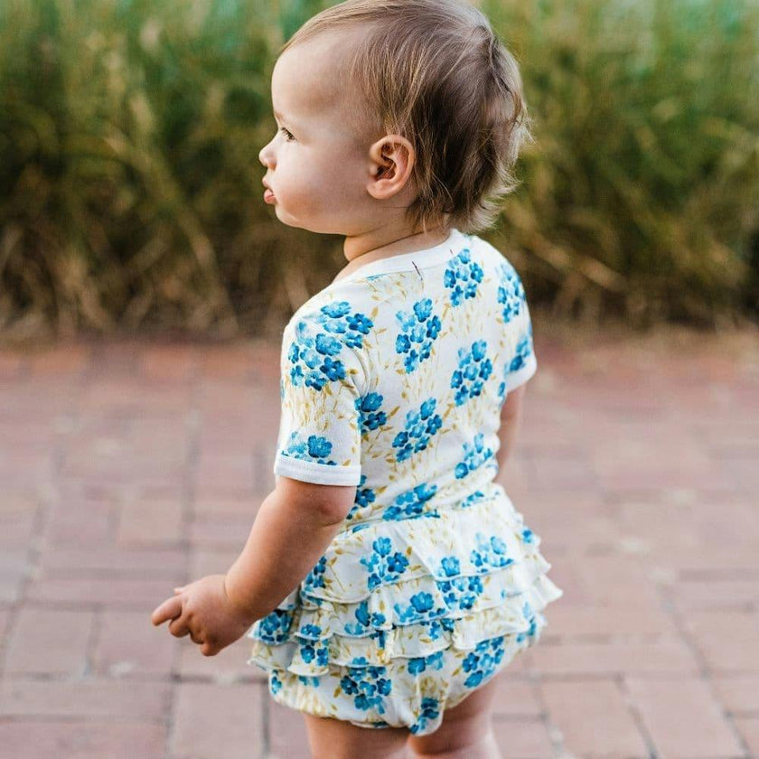 Owl Bamboo Ruffle Bloomer