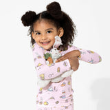 Easter Pink Bamboo Kids Pajamas