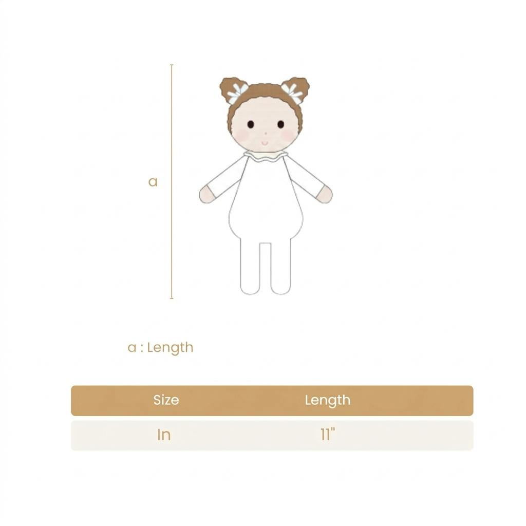 Baby Emily doll natural - 11