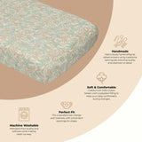 Cove Beach Life Cotton Quilted Change Pad Cover