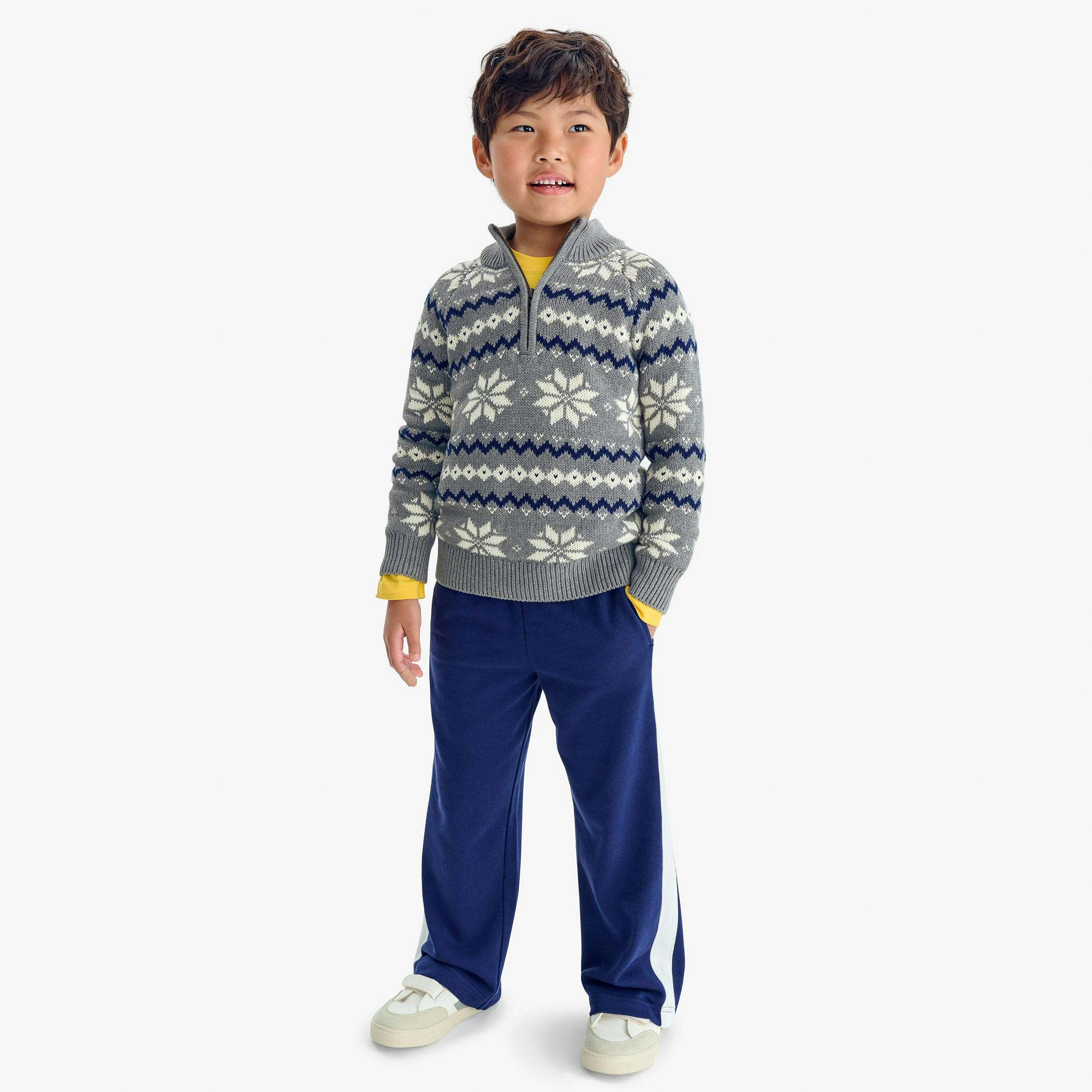 Kids wide-leg track pant