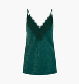 The Sylvane Top - Jadeite Floral Jacquard