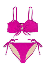 Maillot de bain deux pièces Ado,  Bralette & Bikini - Terry Berry Pink