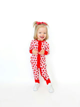 Strawberry Fields Ruffle Snoozer