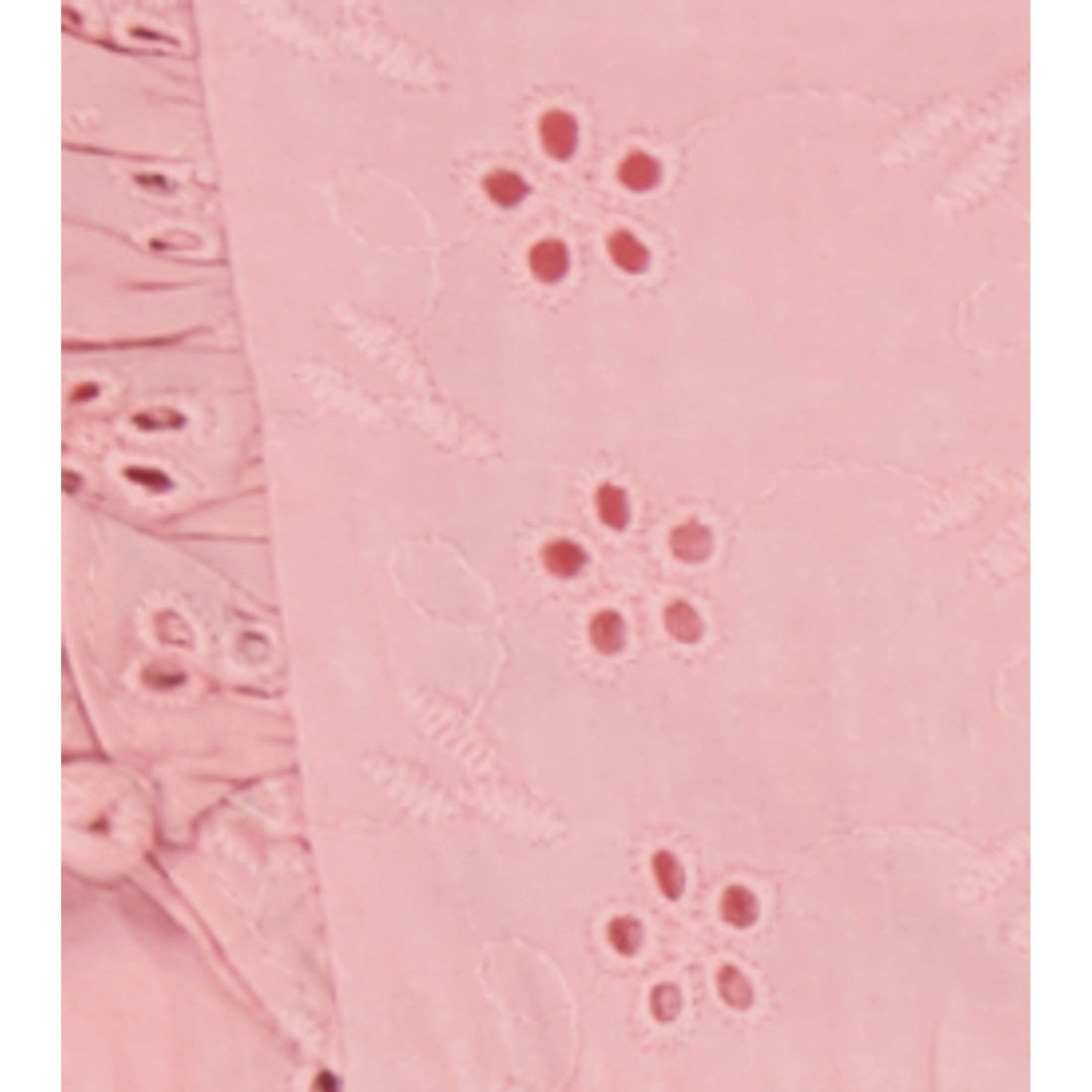 Sophie Girls Tassel Dress Blush Pink Eyelet, Pink