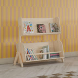 Tally Storage and Bookshelf in Washed Natural