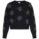 Beaded Flower Sweater