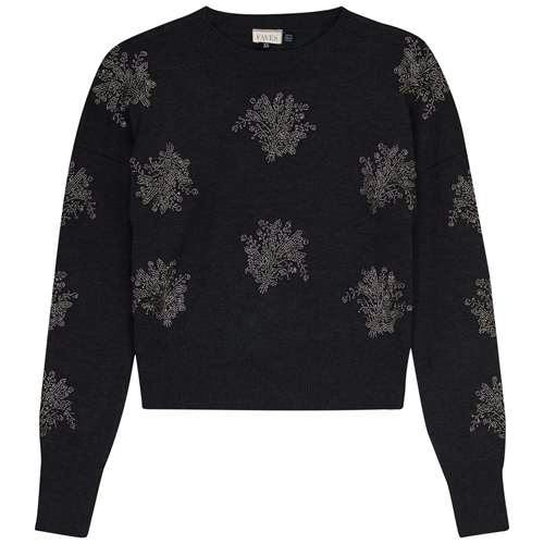 Beaded Flower Sweater