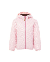 Kids Hi-Gloss Ballerina Pink Puffer Jacket