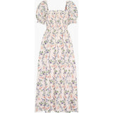 The Scarlett Nap Dress - Pink Scallop Bow Chintz
