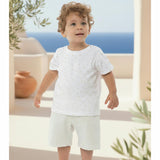 Bob Baby Shorts Cotton, Beige Stripe