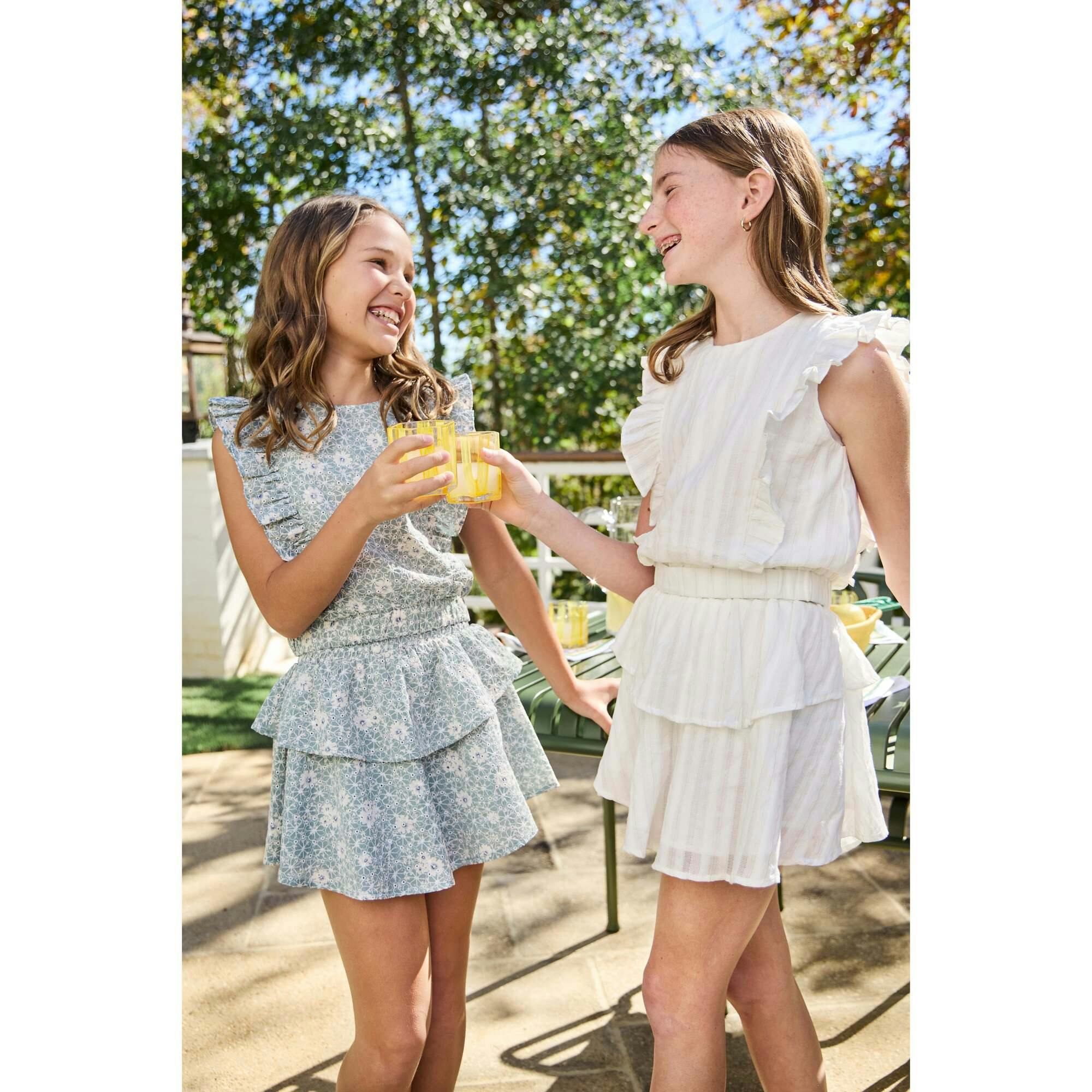 Parker Skort White/Gold