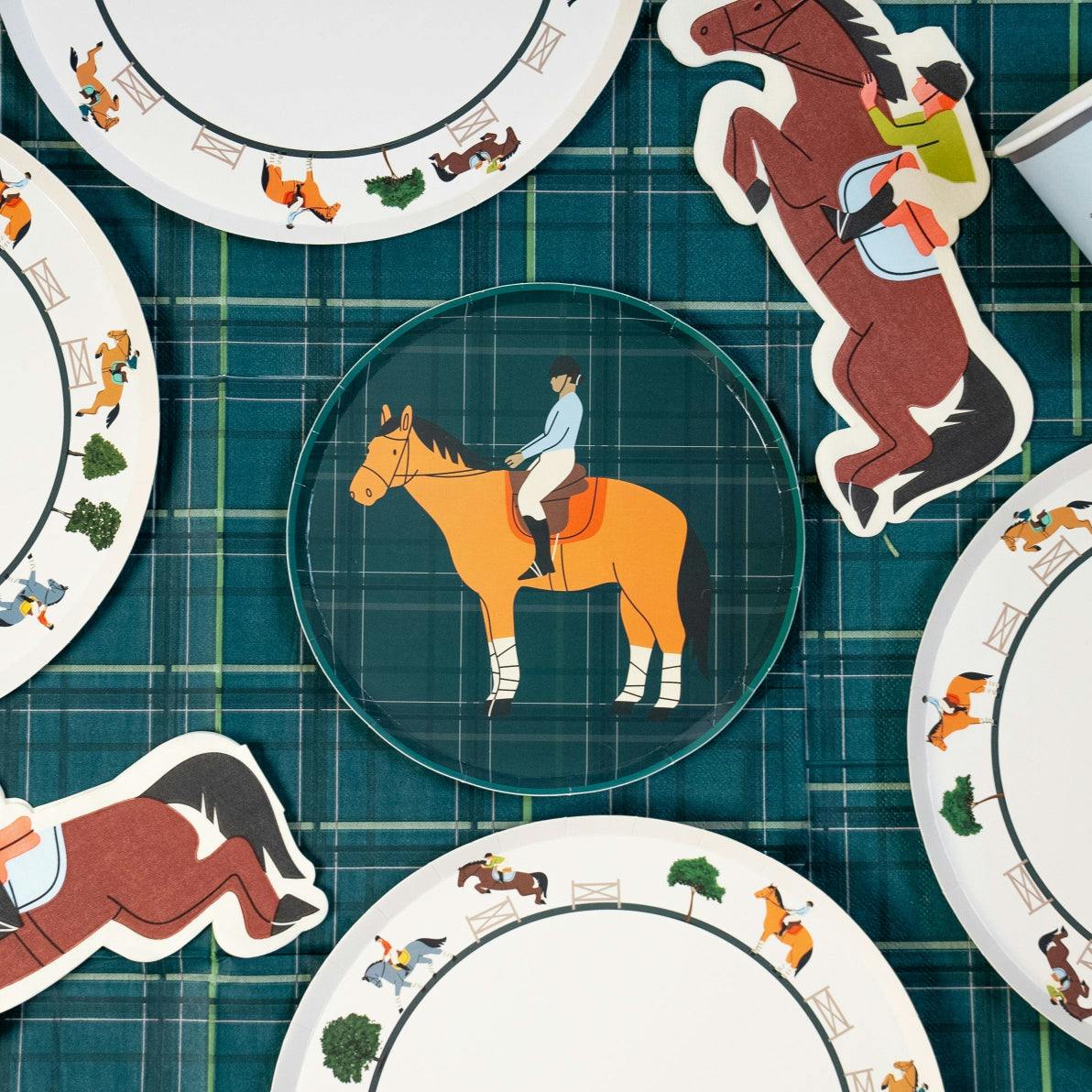 Horse Lover Party Pack (Plates, Cups, Napkins) serves 12