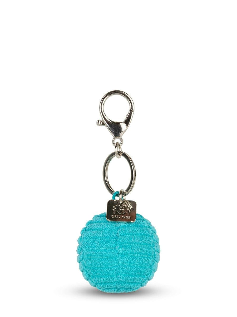 Smiley Keychain ECO Corduroy Teal - 2