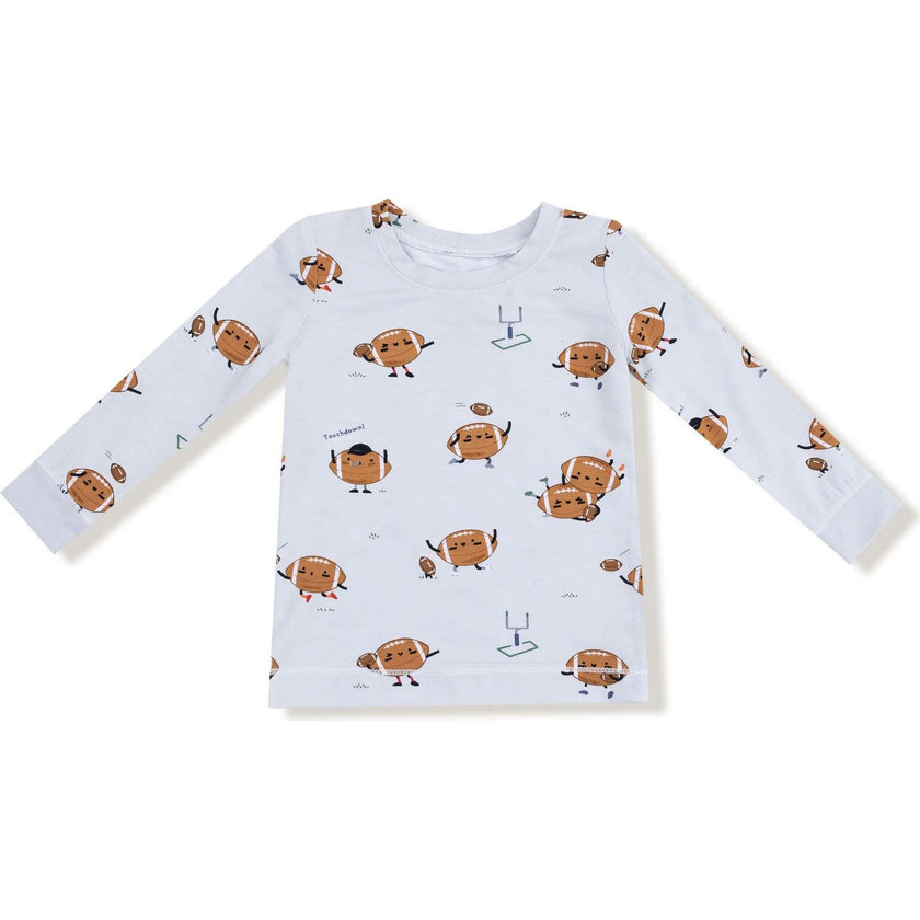 Footballs Playing Football - Long Sleeve Loungewear Set