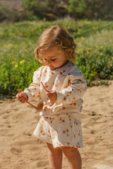 Sweatshirt Set in Cherry Crush