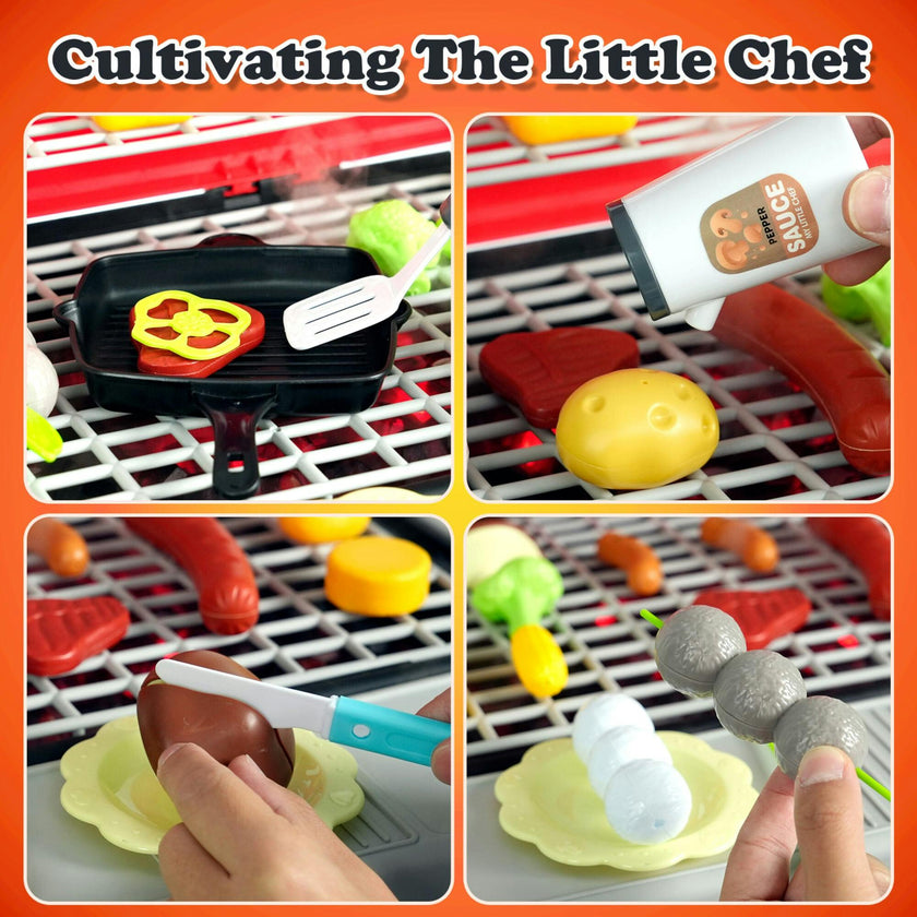 Easy Playhouse: BBQ Grill Playset - 41pc
