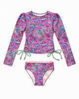 Long Sleeve Bikini Set with Reversible Bottom – Liberty