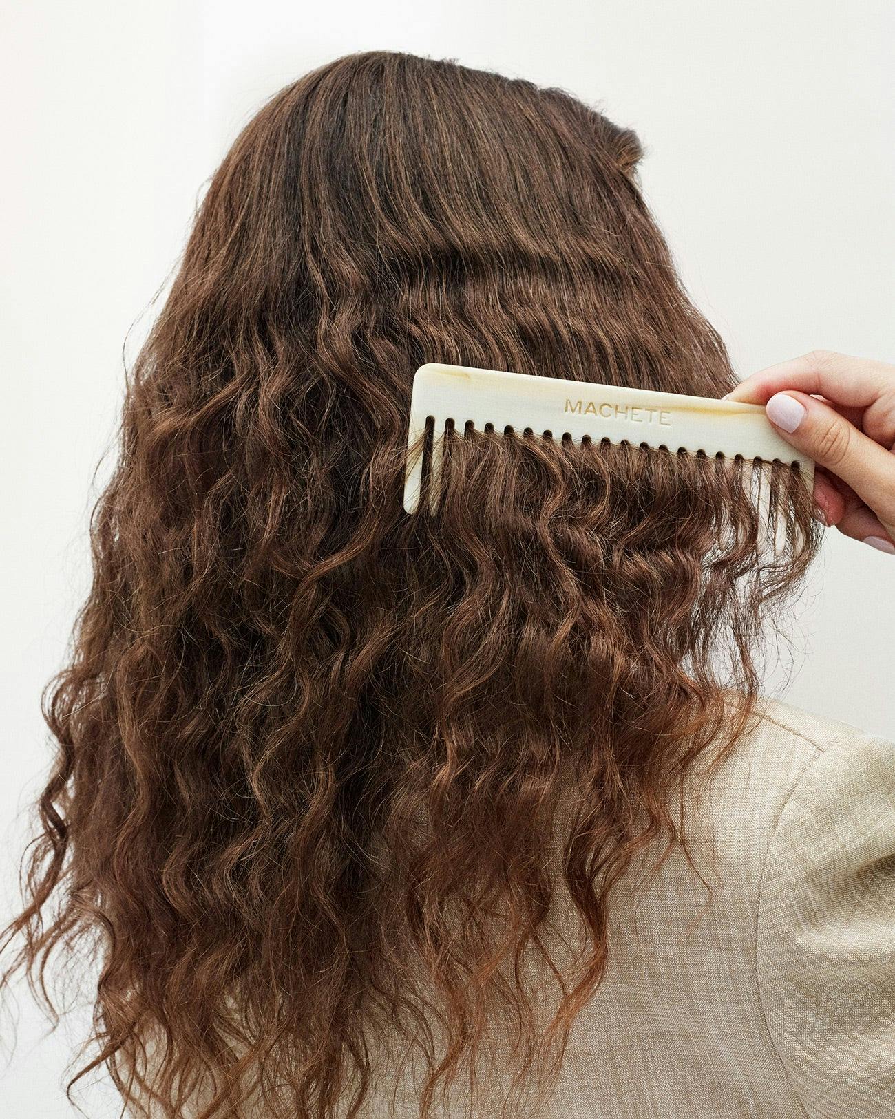 No. 2 Comb in Green Tortoise