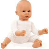 Cookie 19" Soft Baby Doll in Grey Outfit with Blue Sleeping Eyes - Can Wear Newborn Clothing