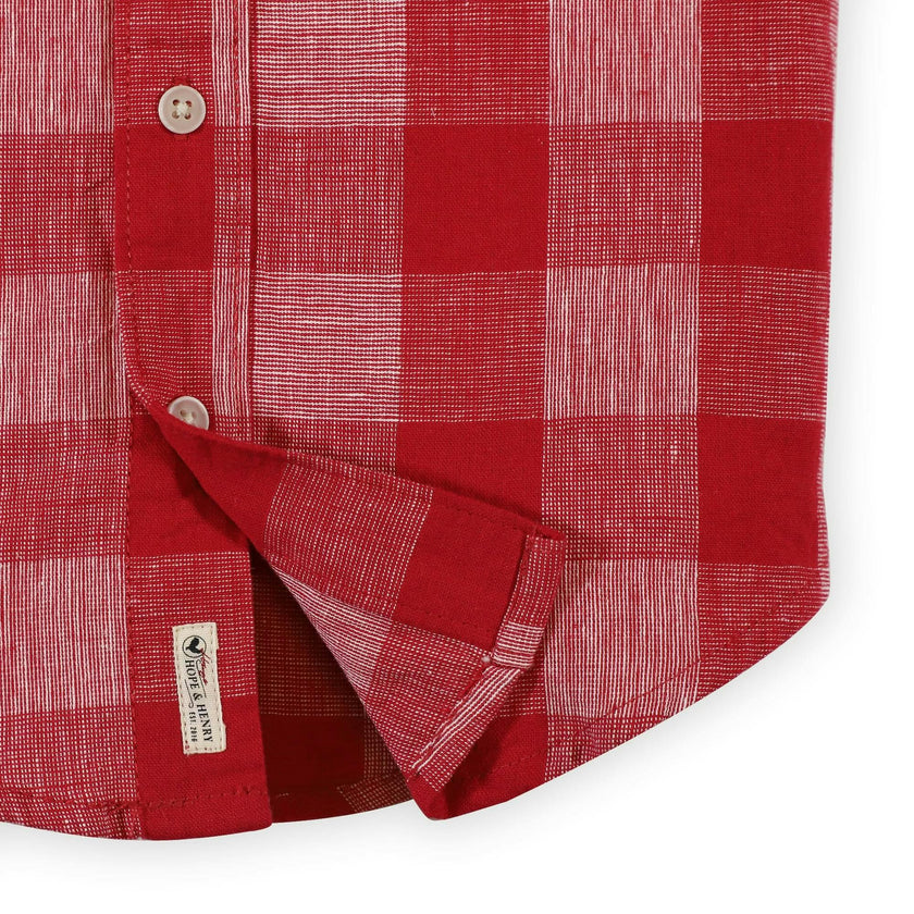 Linen Short Sleeve Button Down Shirt