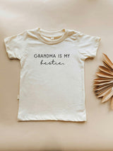 Grandma is My Bestie Organic Kids T-shirt