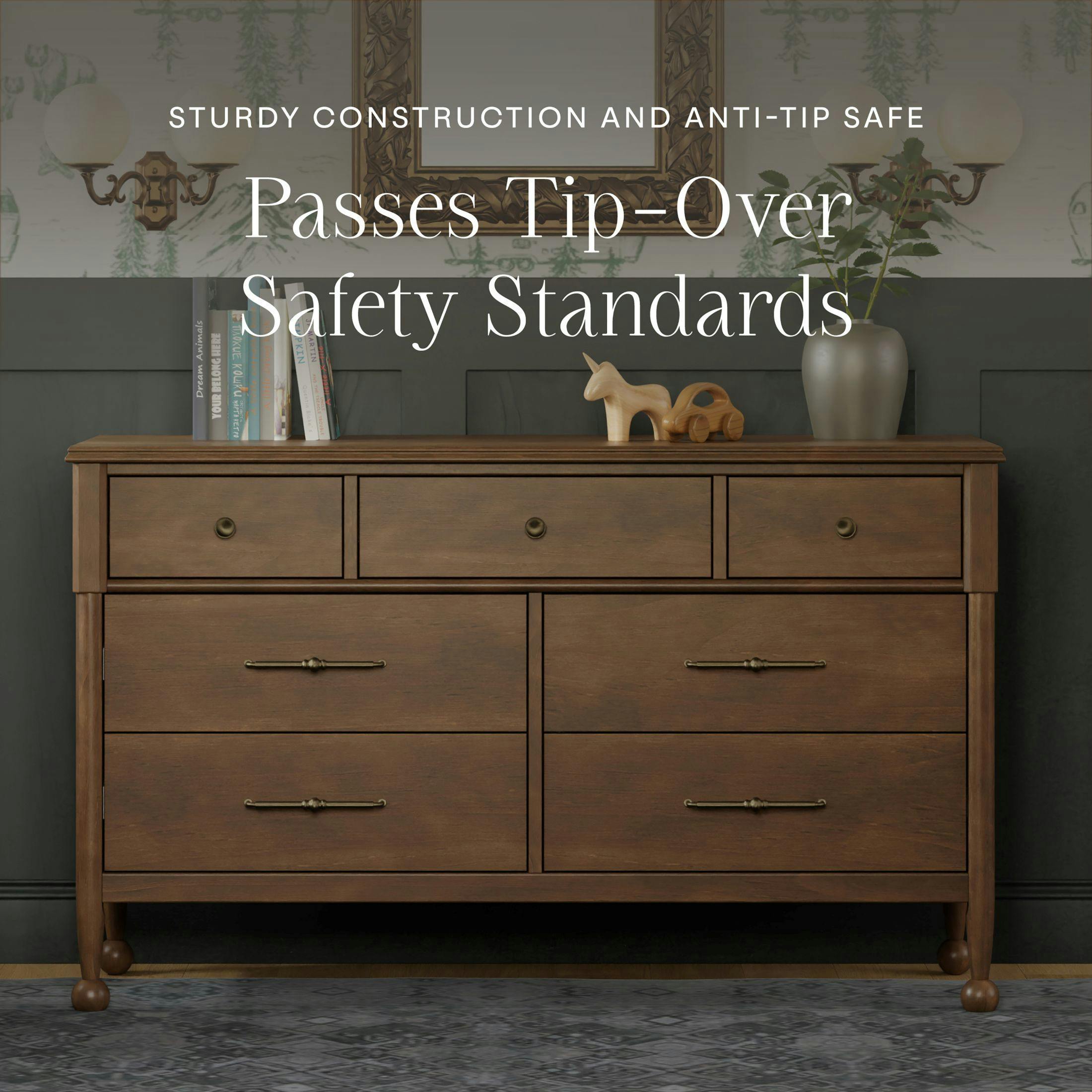 Namesake Alouette 7-Drawer Wide Assembled Dresser (56