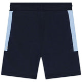 Boys Navy Blue Logo Shorts