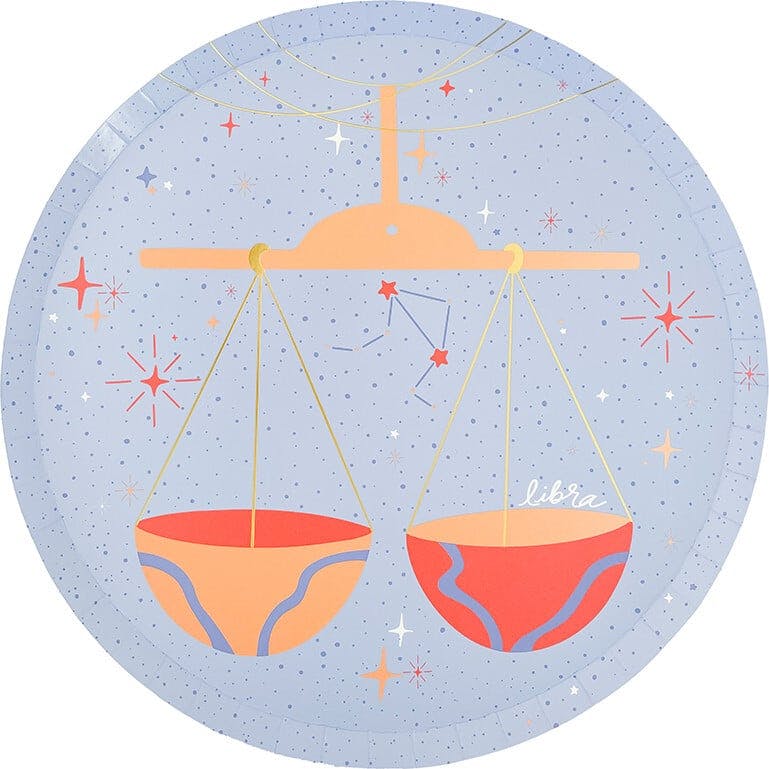 Zodiac Dinner Plates, Multi