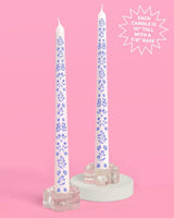 Coastal Candlesticks - set of 2 tapered candles