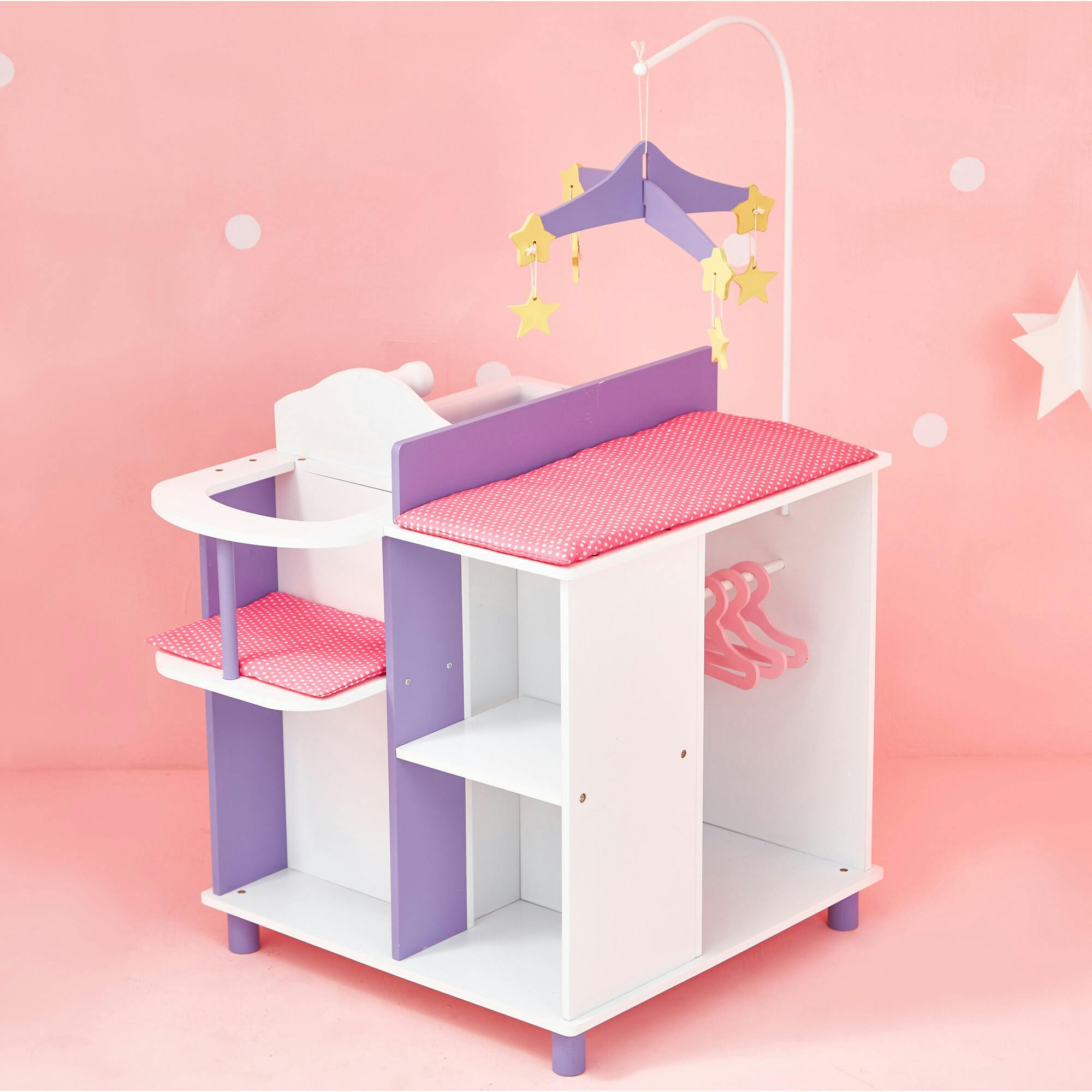 Olivia's Little World Little Princess Baby Doll Changing Station with Storage