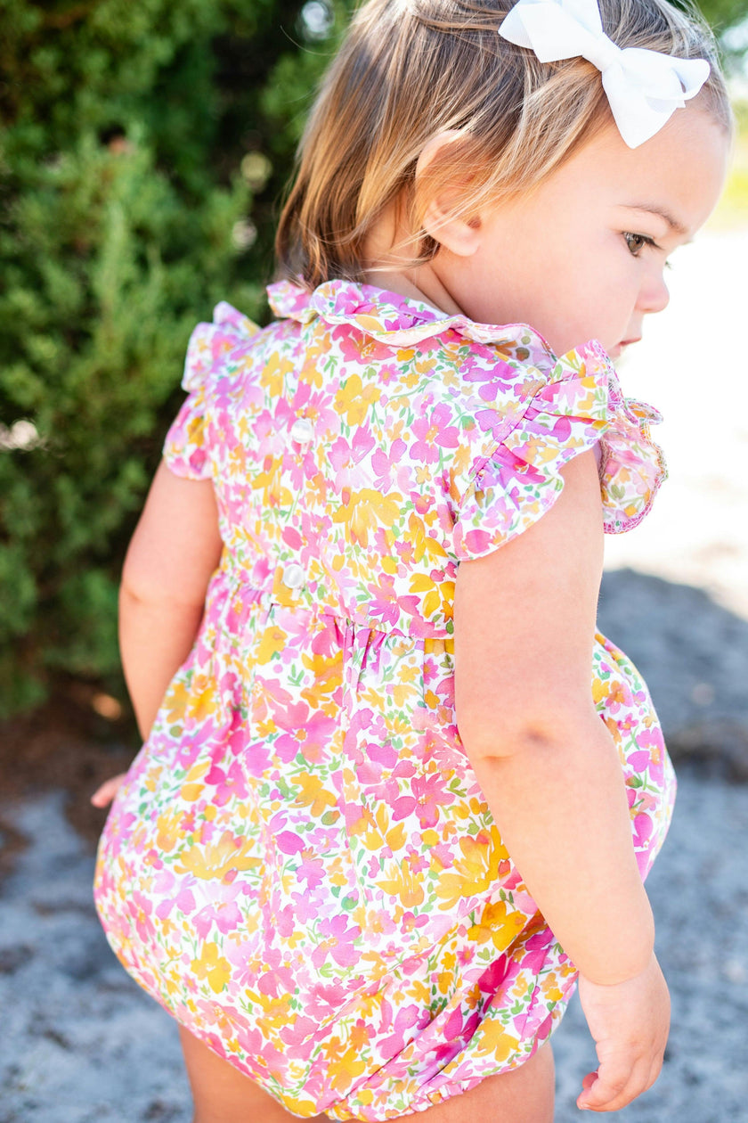 Elle smocked bubble