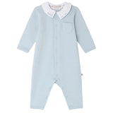BONPOINT Anton Train Pajamas - Bleu Moyen