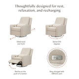 Babyletto Sigi Electronic Recliner and Glider with USB Port