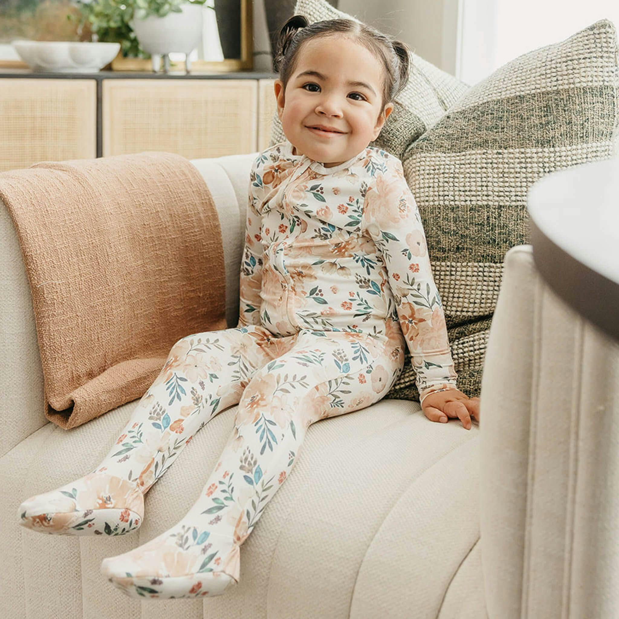 Zip-Up Footie Pajama - Autumn