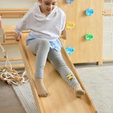 Walnut 79" | 9-in-1 Swedish Ladder Wall Gym for Lower Ceilings