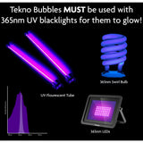 6 Pack Tekno Bubbles in Blue