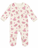 Baby Footie - Ballerina on Sand