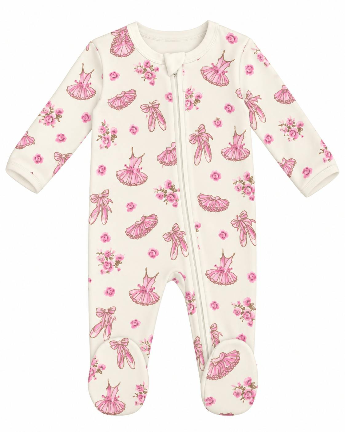 Baby Footie - Ballerina on Sand