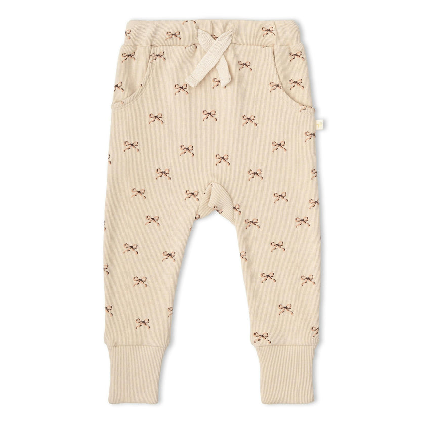 Organic Ruffle Collar Onesie & Pants Set - Tiny Bows