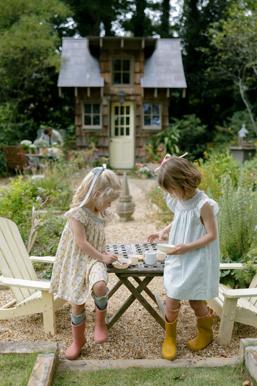 Daisy Dress in Verdant Blooms