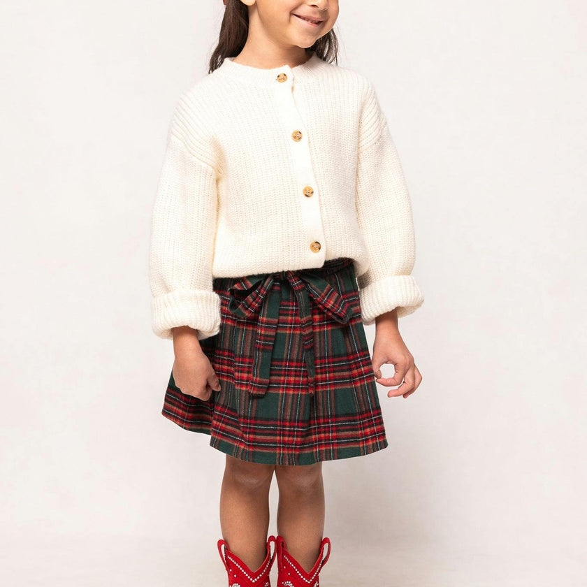 Mini Addison Skort in Evergreen Plaid