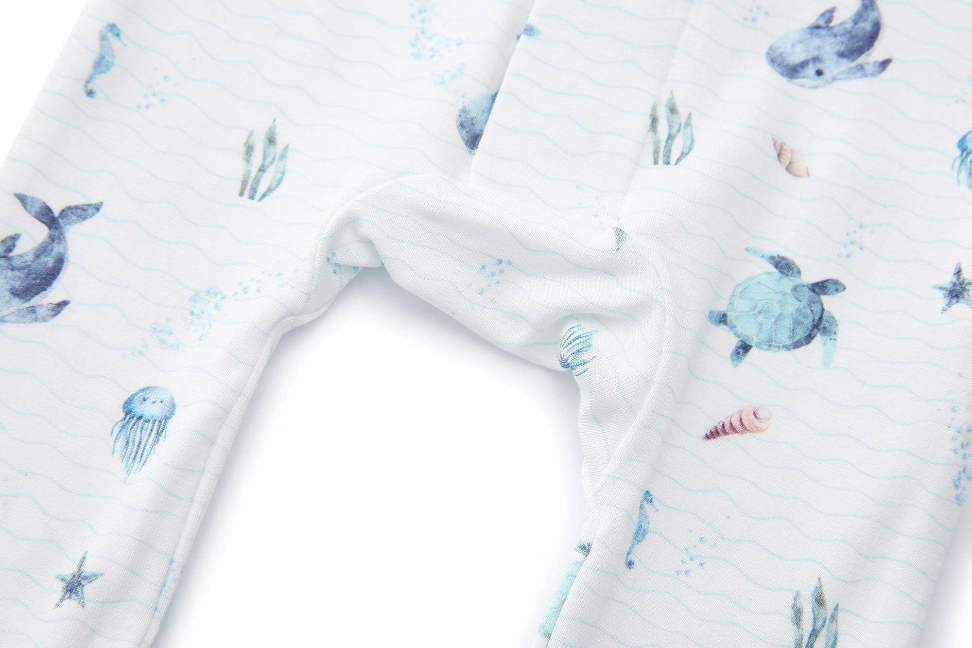Bamboo Baby Pyjama Sleepsuit - Le Bleu
