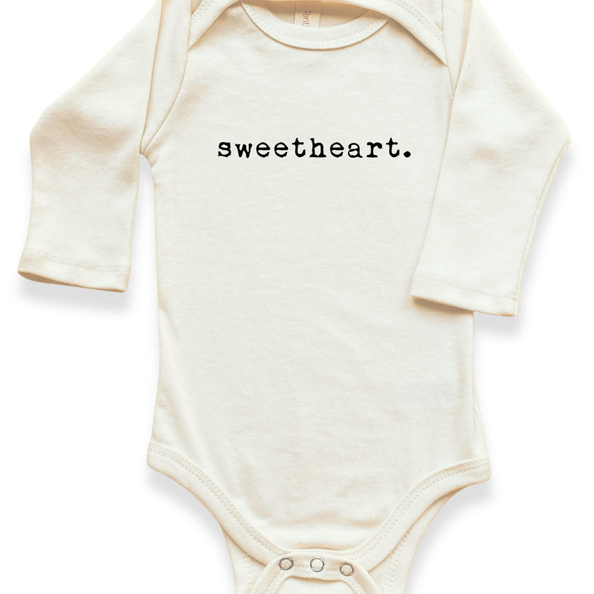 Sweetheart Organic Baby Bodysuit Long Sleeve