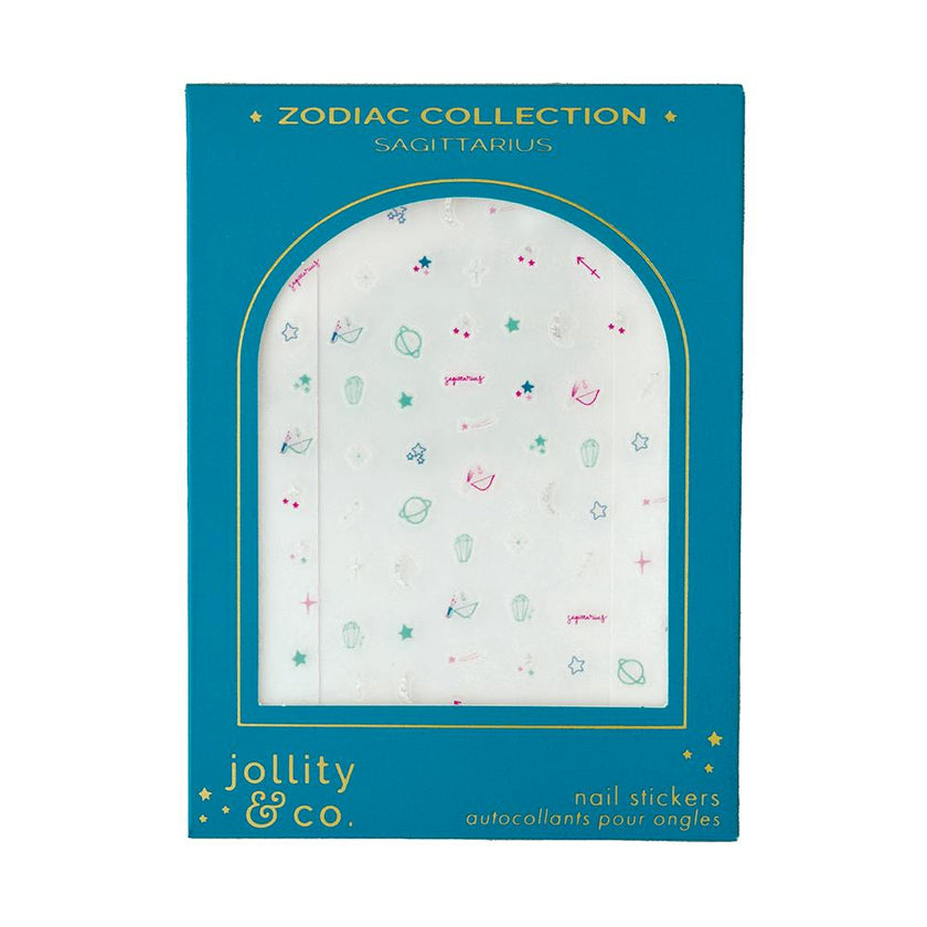 Zodiac Sagittarius Nail Stickers