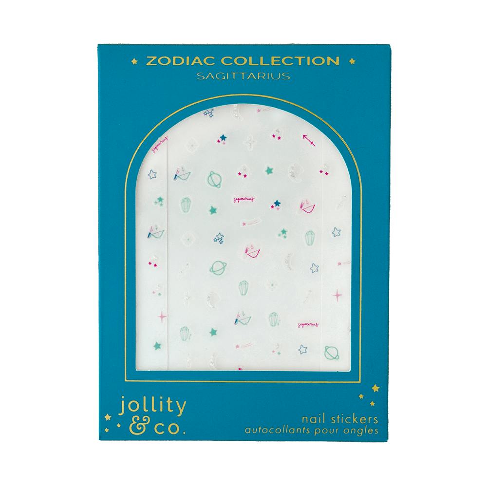 Zodiac Sagittarius Nail Stickers